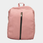 Women's 2 Compartment Solid Polyurethane Backpack, , small image number null