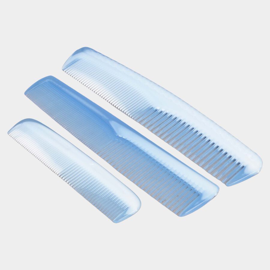 Plastic Hair Comb - Set Of 3, , large image number null