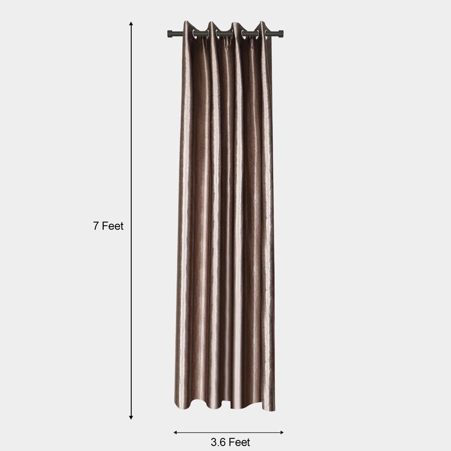 7ft. Grey Microfiber Door Curtain, , large image number null
