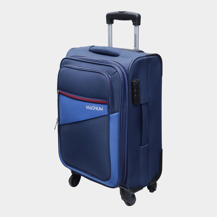 4-Wheel Polyester Soft Case Trolley, Small, , large image number null