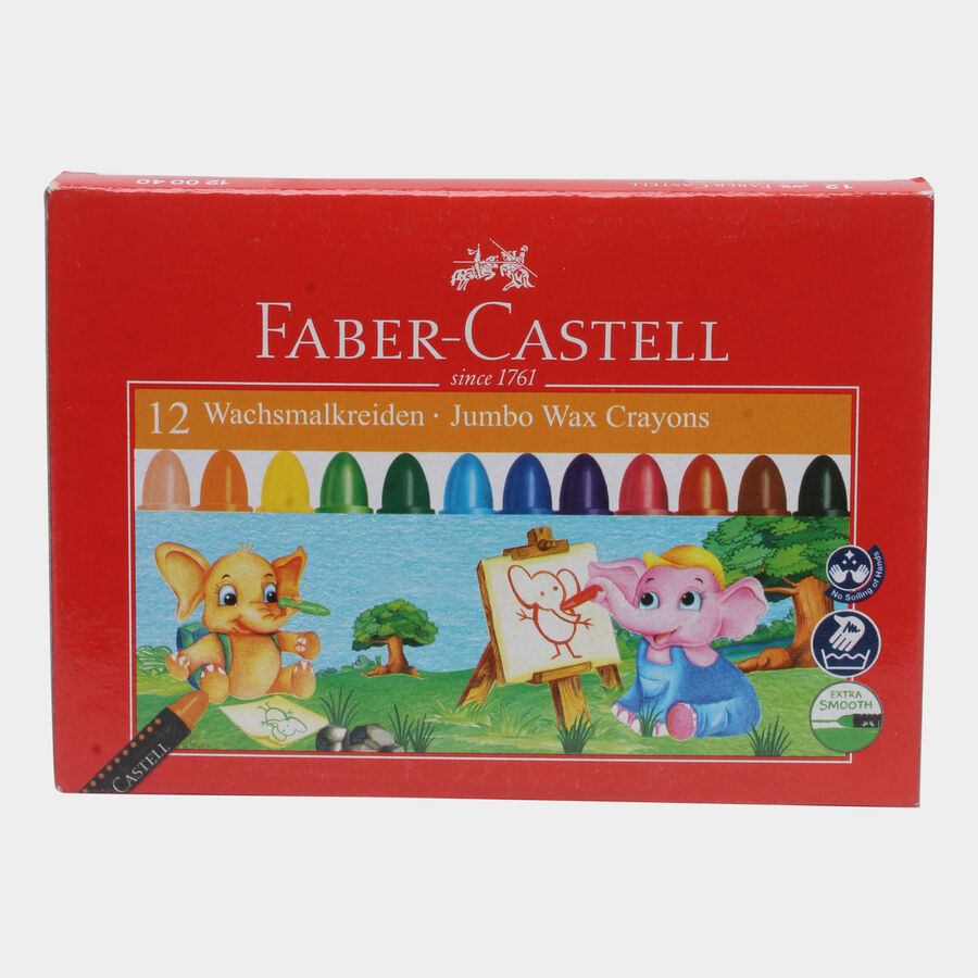 Wax Crayons 12 Shades, , large image number null