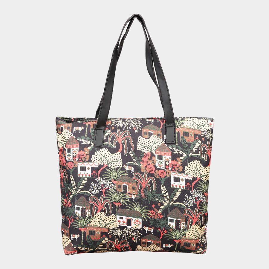 Black Fabric-Polyester Bag, , large image number null