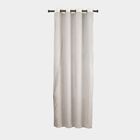 7ft. Cream Microfiber Door Curtain, , small image number null