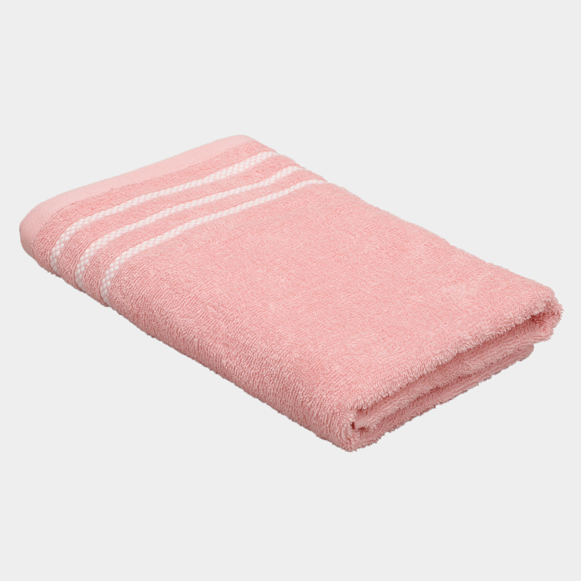 Home Beautiful                         250 GSM Pink Cotton Bath Towel