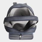 Women's Blue Polyurethane Backpack, , small image number null