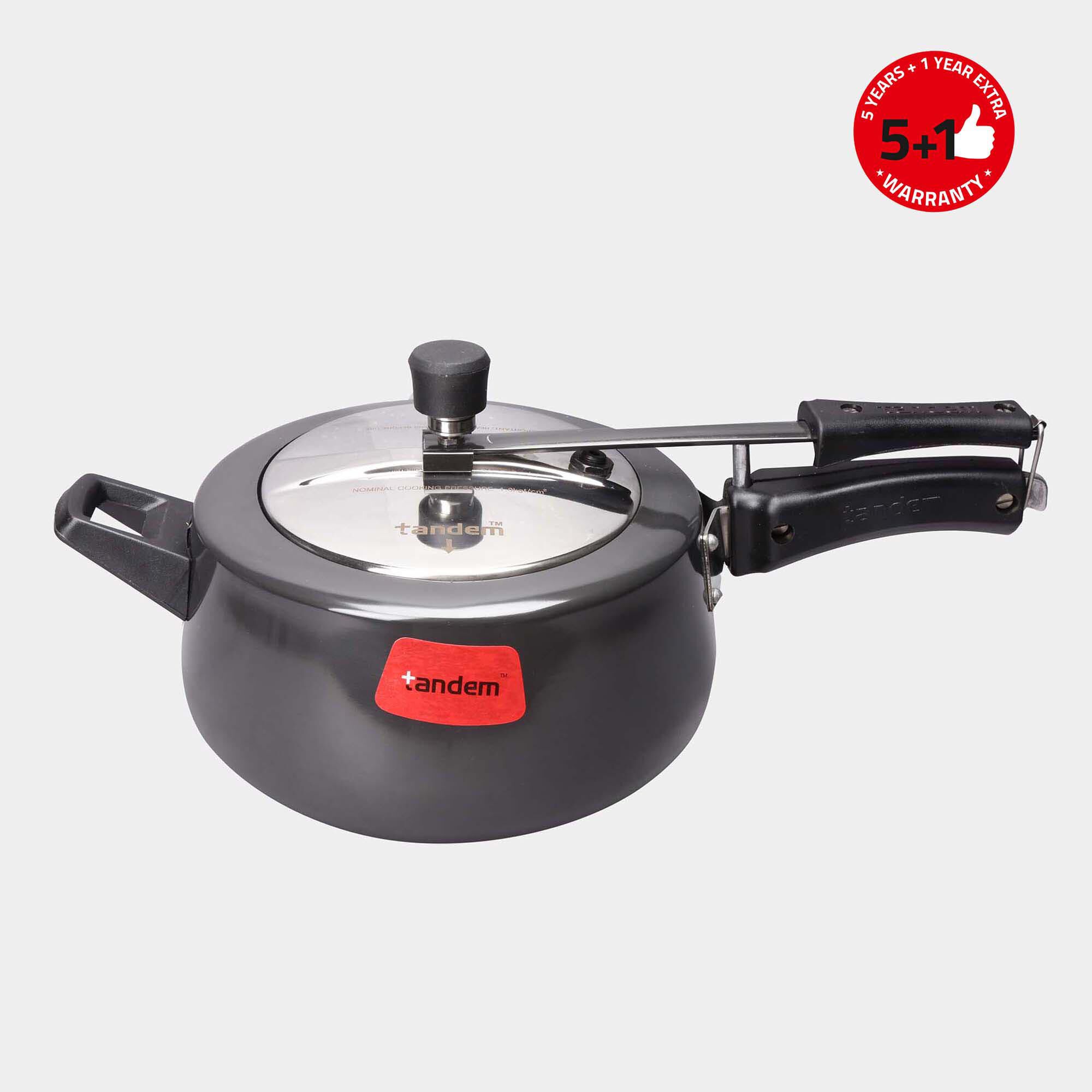 Tandem 5 L Induction Pressure Cooker Hard Anodised Aluminium