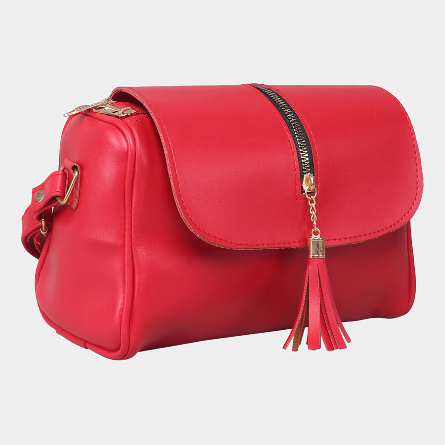 Women's Polyurethane Sling Bag, , large image number null