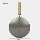 Iron Tawa With Wooden Handle (22cm), , small image number null