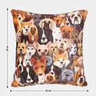 Multicolor Printed Cushion, , small