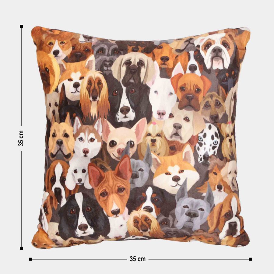 Multicolor Printed Cushion, , large