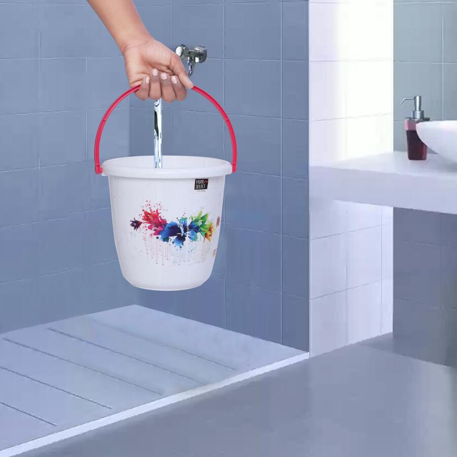 5 L Plastic Bucket (Color/Design May Vary), , large image number null