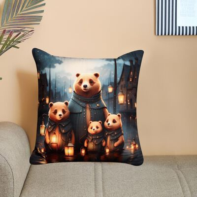 Black Polyester Cushion