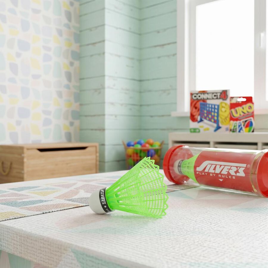 Kid's Light Green Feather Cork Set of 6Pcs, , large