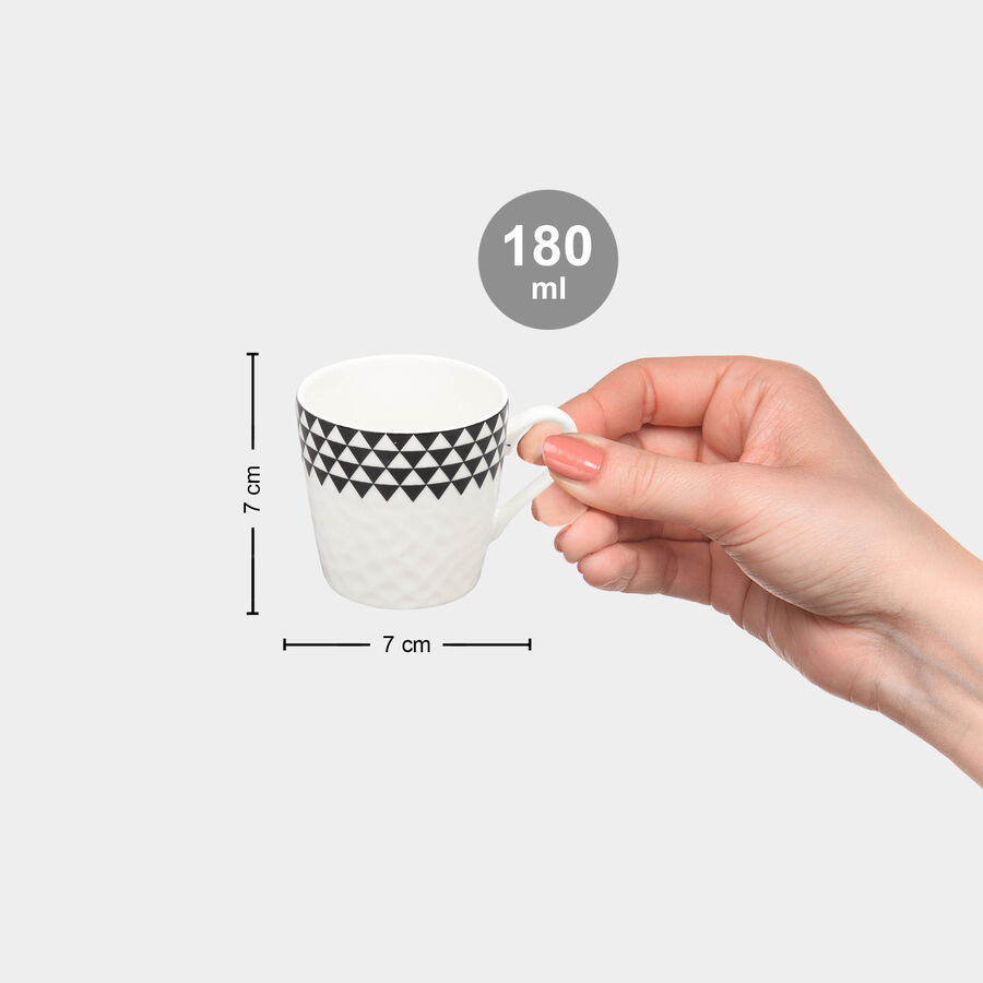 180 ml Bone China Mug Set of 6, , large image number null