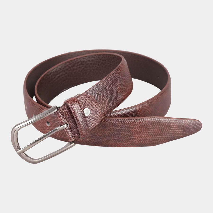 Men's Brown Polyurethane Casual Belt, , large image number null
