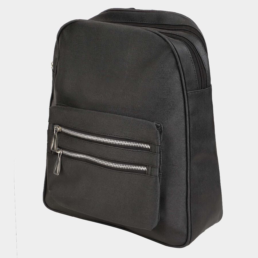 Women's Plain Polyurethane Backpack, , large image number null