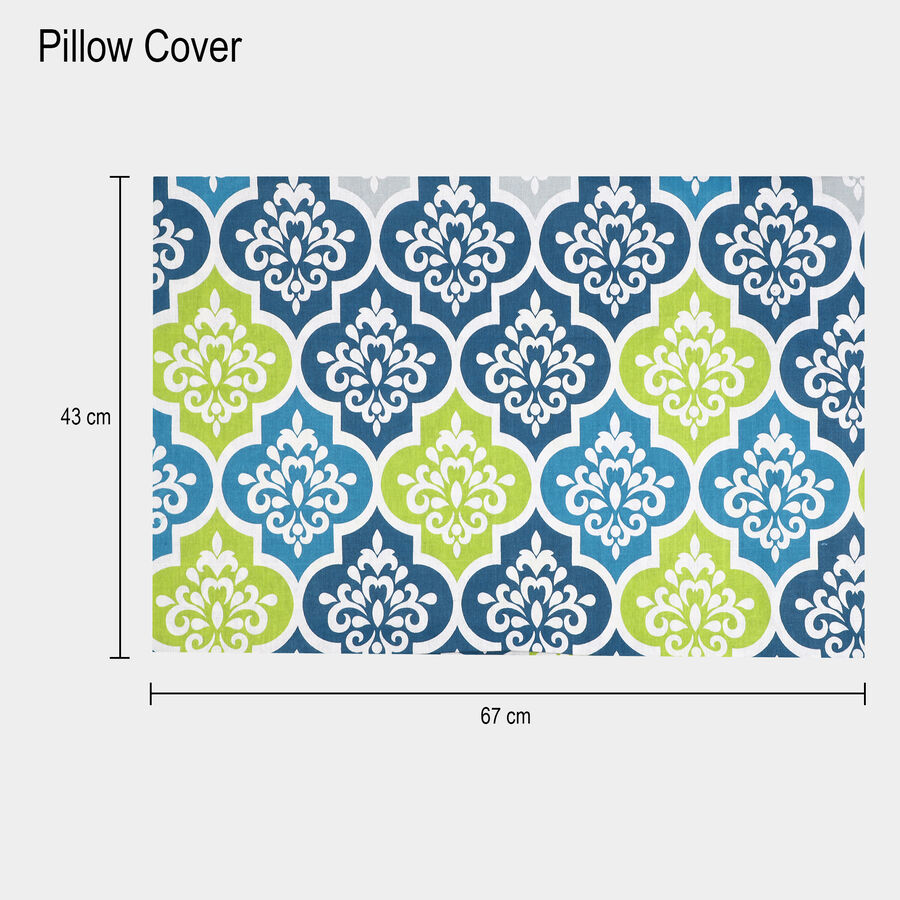 Blue Polyester Pillow Cover, , large