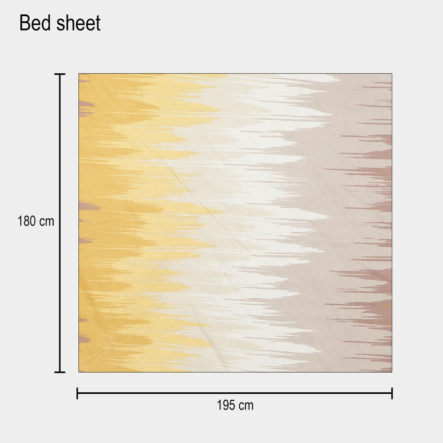 120 GSM Brown Microfiber Double Bedsheet, , large image number null