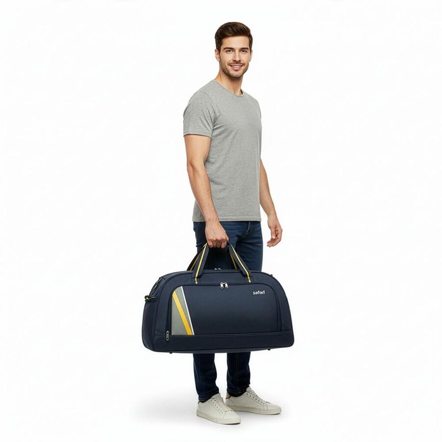 Dark Blue Polyester Duffle Trolley, , large image number null