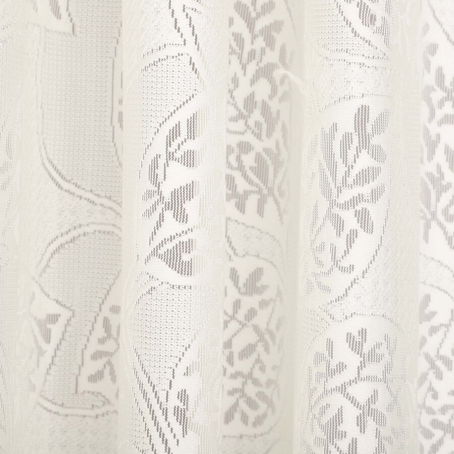 7ft. Cream Microfiber Door Curtain, , large image number null