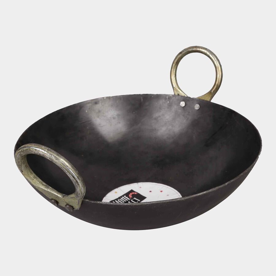 Deep Frying Iron Kadhai - 30 Cm, , large image number null