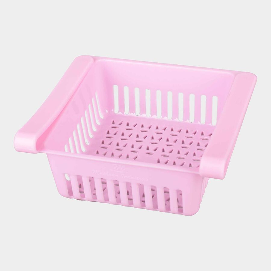 Pink Plastic Basket, , large