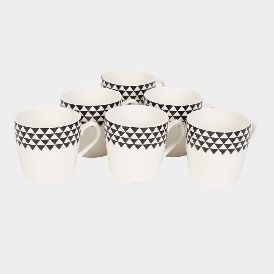 180 ml Bone China Mug Set of 6, , large image number null