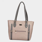 Women's Peach Polyurethane Tote Bag, , small image number null