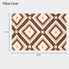 Brown Microfiber Double Bedsheet with Pillow Cover, , small
