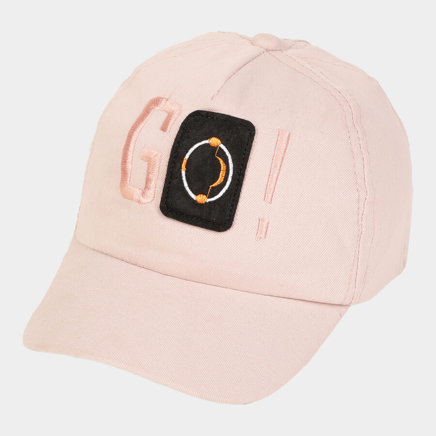 Kids' Pink Canvas Cap, , large image number null