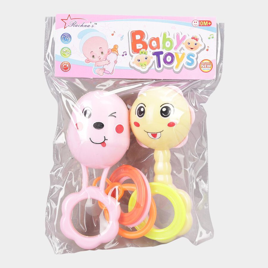 Baby Rattles, Set of 3, , large image number null