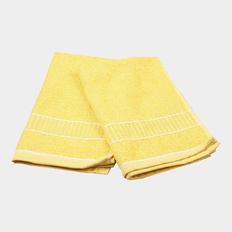 200 GSM Yellow Cotton Hand Towel, , large image number null