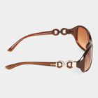 Women's Plastic Gradient Oval Sunglasses, , small image number null