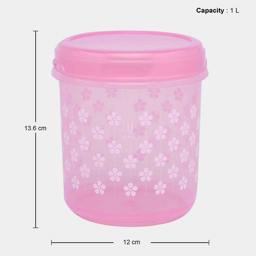 Air-Tight Plastic Container, Set of 4 - 250 ml | 500 ml | 1 L | 2 L, , large image number null
