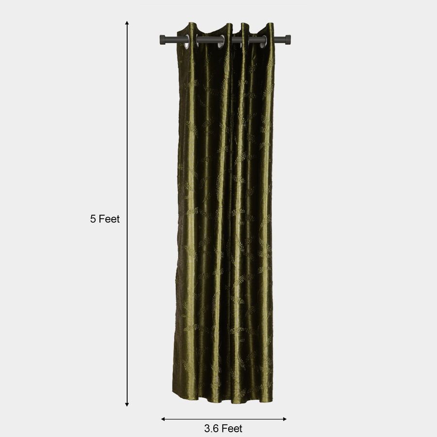 5ft. Light Green Window Curtain, , large image number null