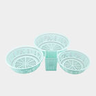 Green Plastic Basket, Set of 4, , small image number null