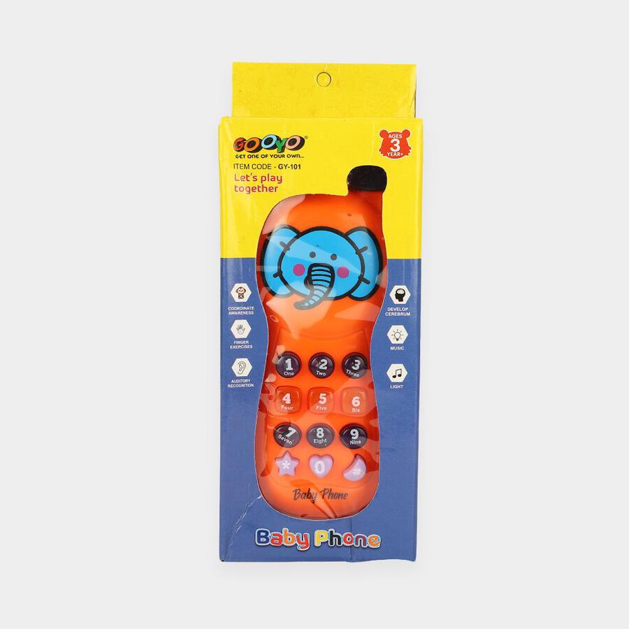Kid's Elephant Baby Phone Musical Toy, , large