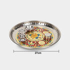 Steel Pooja Plate, , small