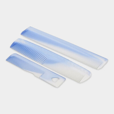 Plastic Hair Comb Set of 3