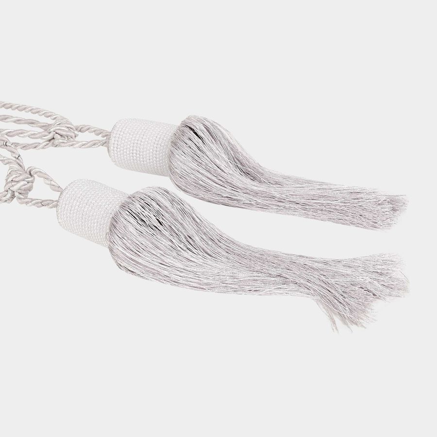Grey Microfiber Tieback Rope, , large image number null