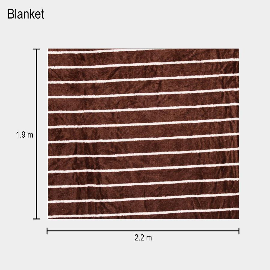 Brown Microfiber Blanket , , large image number null