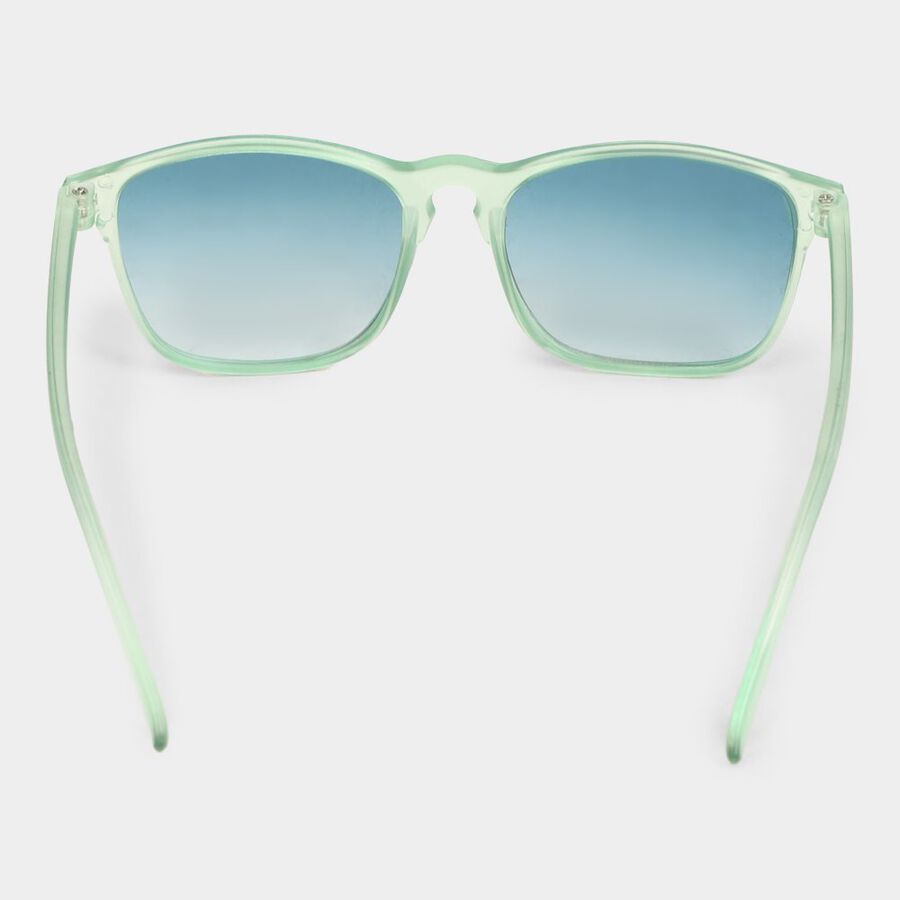 Kid's Plastic Clear Glass Round Sunglasses, , large image number null