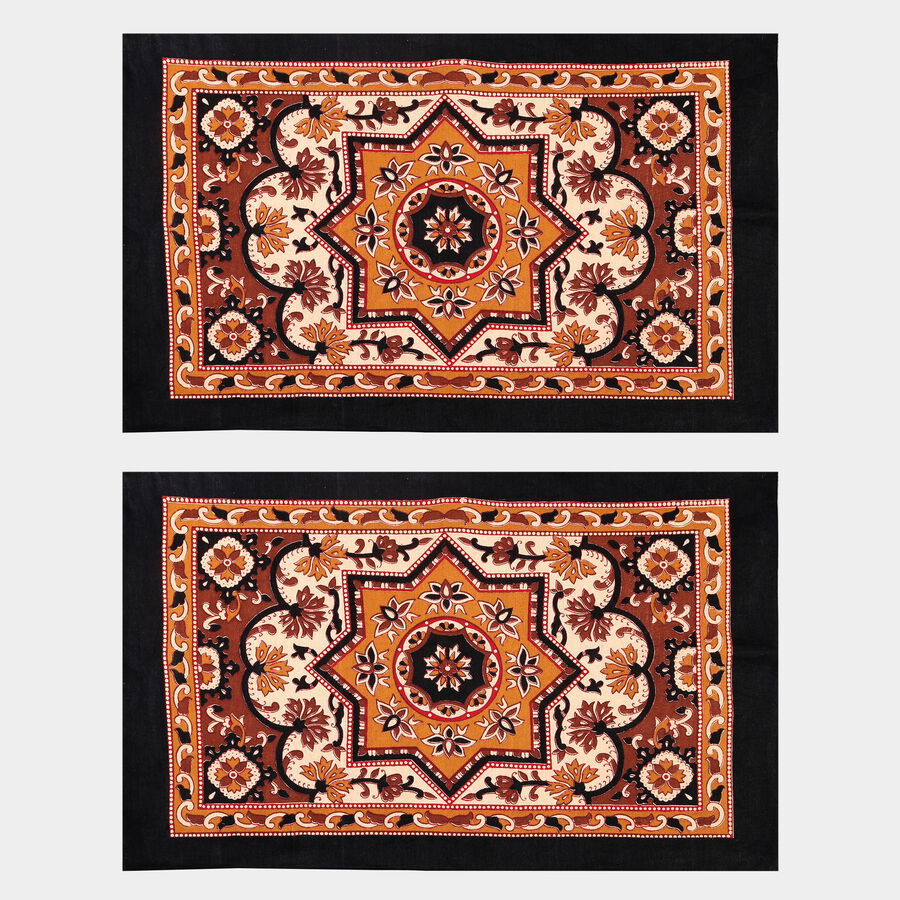 Printed Cotton Pillow Cover, , large image number null