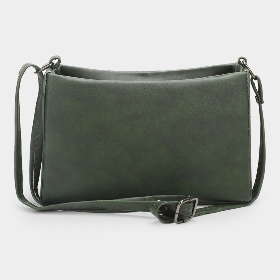 Green Women's Sling Bag, , large image number null