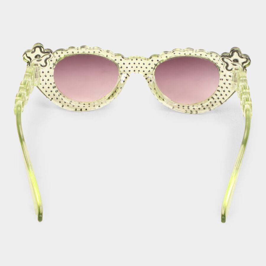 Kid's Plastic Clear Glass Cat Eye/Butterfly Sunglasses, , large image number null