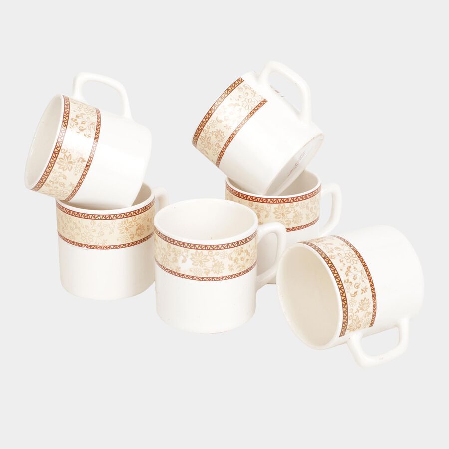 120ml Stoneware Cup, Set of 6, , large
