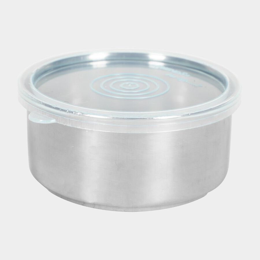 Steel Lunch Box - 2 Bowls, 1 Container, 1 Bag, , large image number null