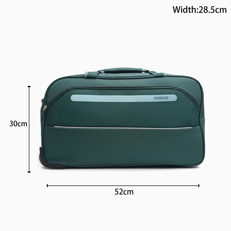 Light Green Polyester Duffle Trolley, , large