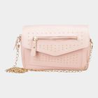 Women's Polyurethane Envelope/Zipper Sling Bag, , small image number null