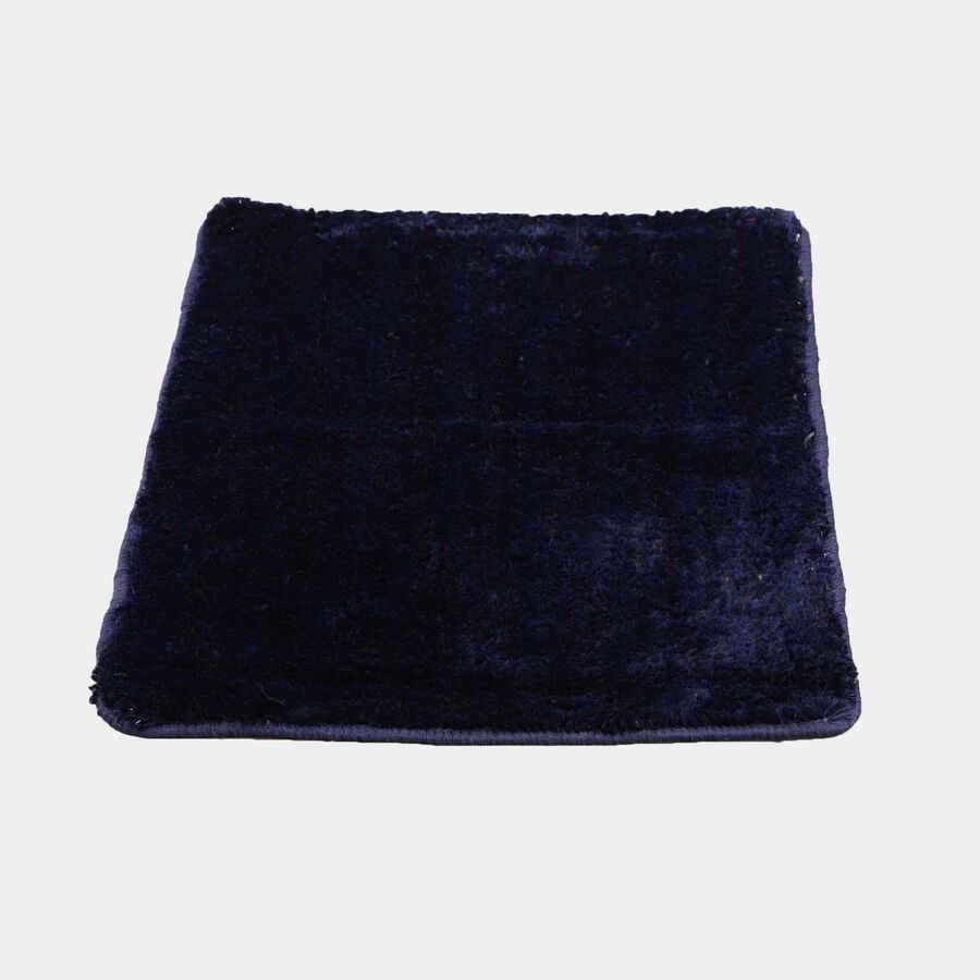 Anti-Skid Blue Polyester Door Mat, , large image number null